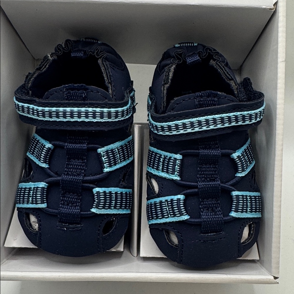 Robeez mini shoes beach break navy
